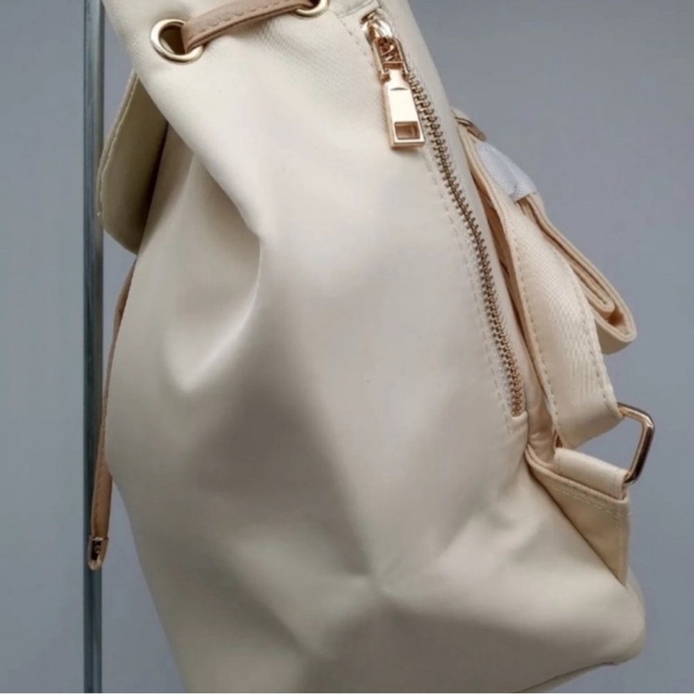 Cream Backpack - Picture 2 of 10